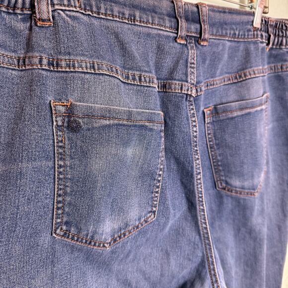 Catherine's Right Fit Curvy Jean Plus Stretch Denim Med Wash Straight Leg 14WP - Picture 5 of 12